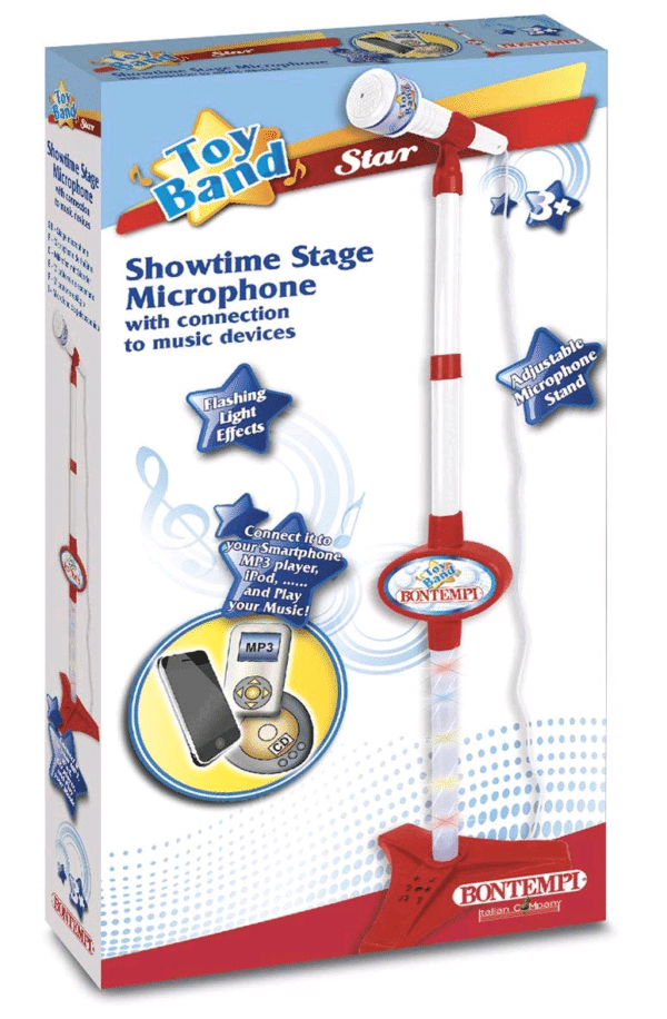 Microfono da palco con effetti luminosi Bontempi-0