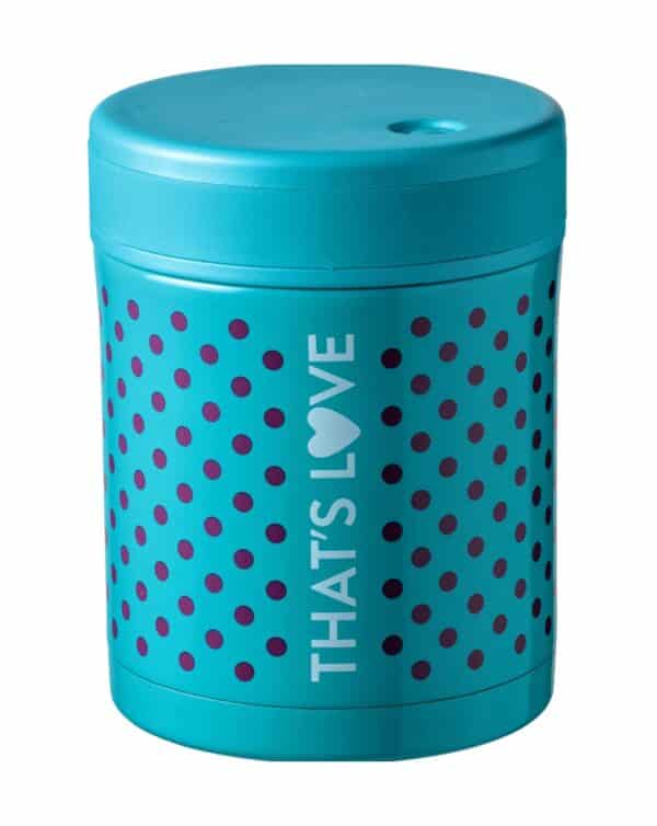 Thermos in acciaio per la pappa 1000 ml BLUE That's Love-0