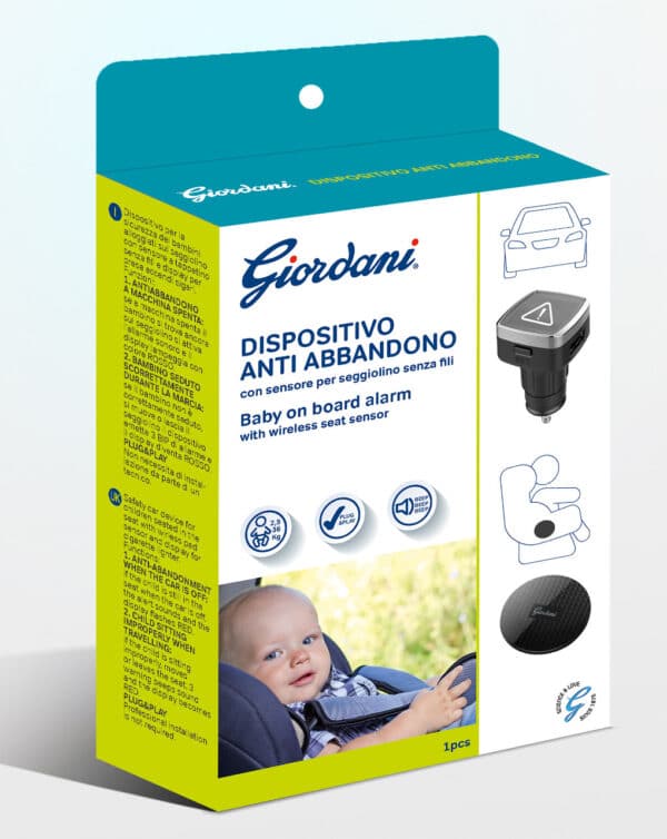 Dispositivo antiabbandono Giordani accendisigari sottochiave-0