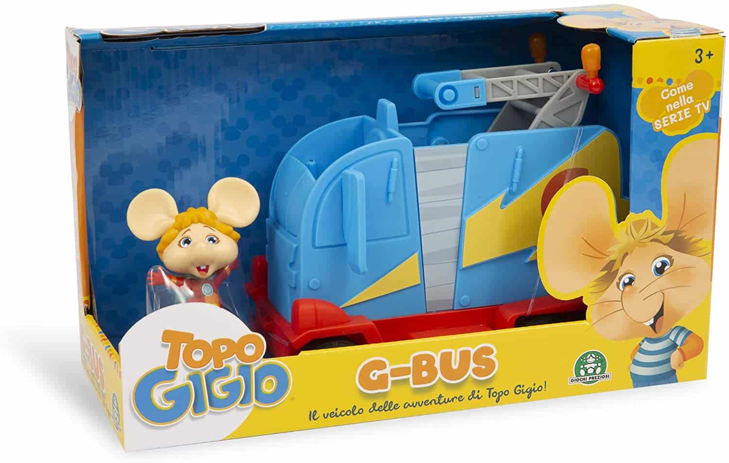 Topo Gigio G-Bus con Personaggio Esclusivo Incluso Grandi Giochi TPG08000-0