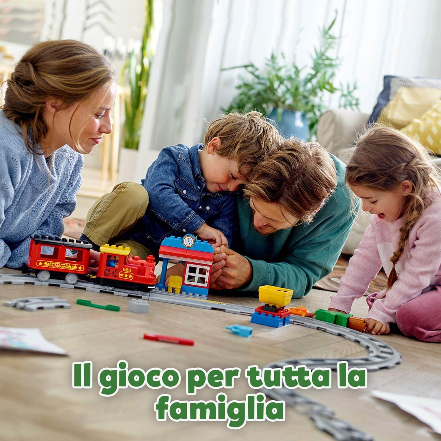 Treno a Vapore con locomotiva Lego Duplo 10874-5737
