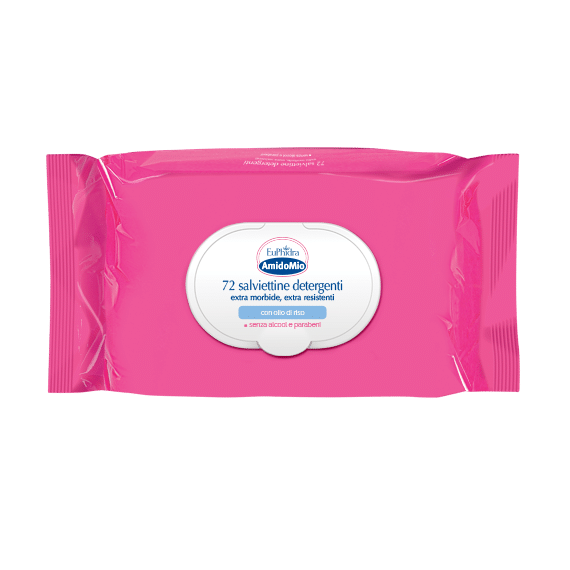 AmidoMio Salviettine Detergenti 72 pz Euphidra -0