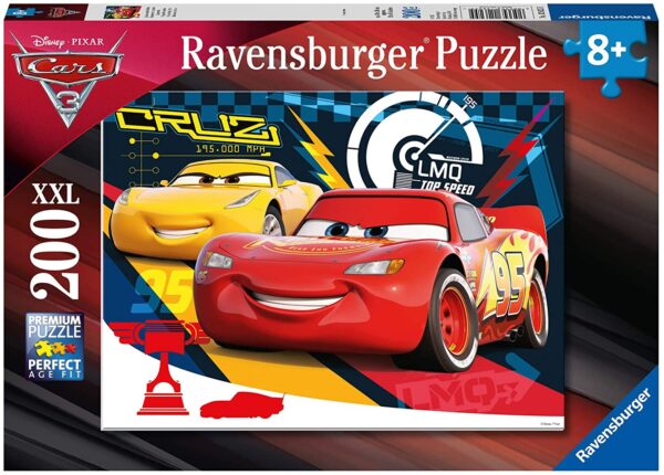 Cars 3 Puzzle 200 pezzi XXL Ravensburger 126255-0 Cars 3 Puzzle 200 pezzi XXL Ravensburger 126255-0