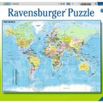 Mappa Del Mondo Puzzle 200 pezzi XXL Ravensburger 128907-0