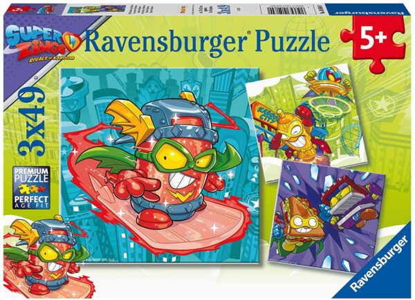 Super Zings Puzzle 3x49 pezzi Ravensburger 050840-0