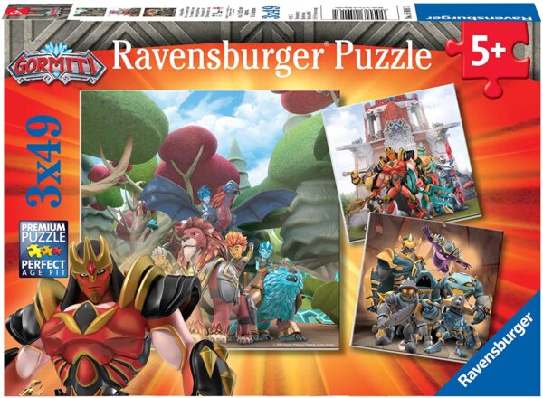 Gormiti Puzzle 3x49 pezzi Ravensburger 050161-0