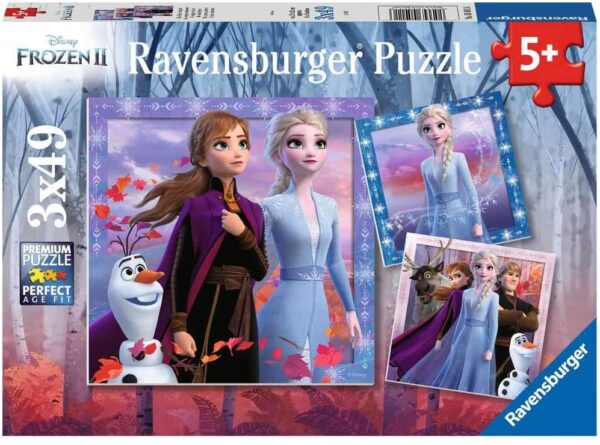 Frozen II Puzzle 3x49 pezzi Ravensburger 050116-0 Frozen II Puzzle 3x49 pezzi Ravensburger 050116-0
