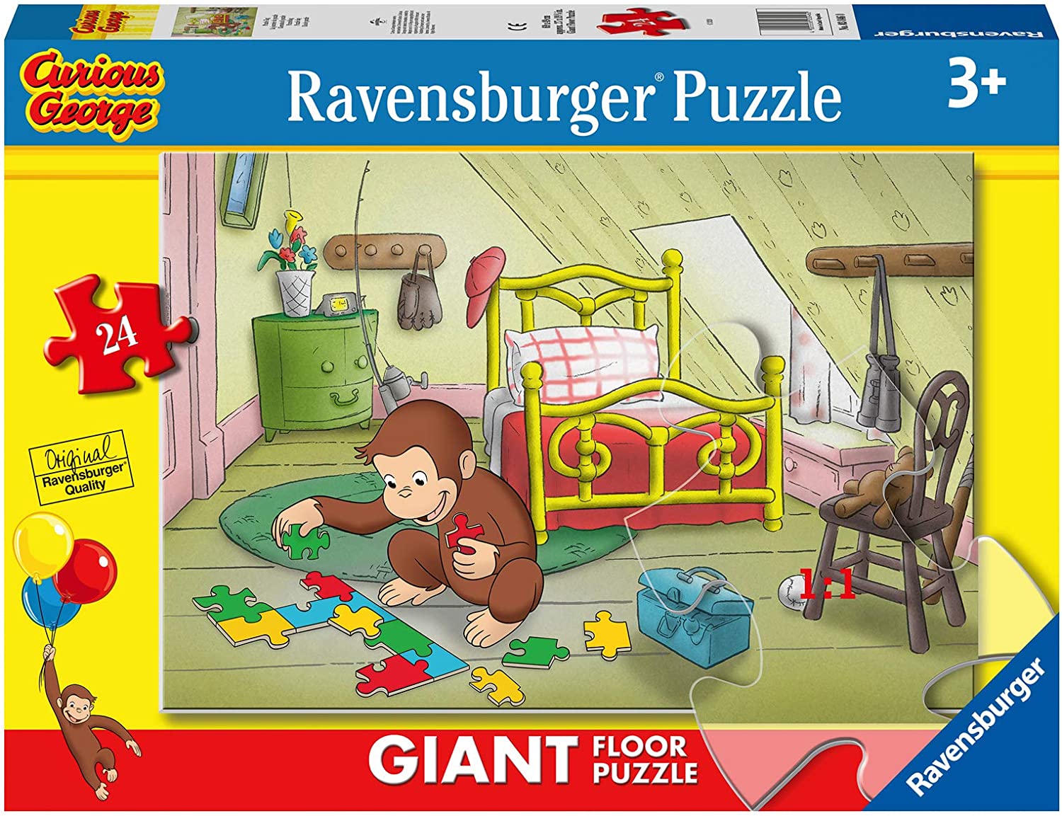 Curious George Giant Puzzle 24 pz Ravensburger 030460-0