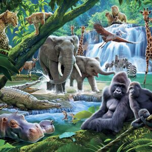 Animali Della Giungle Puzzle 100 pezzi XXL Ravensburger 129706-7924