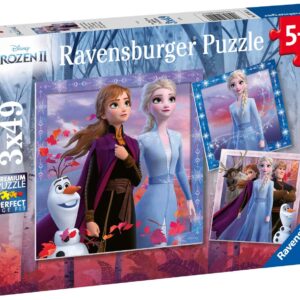 Frozen II Puzzle 3x49 pezzi Ravensburger 050116-7703