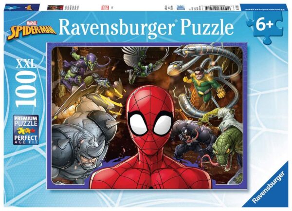 Spiderman Puzzle 100 pezzi XXL Ravensburger 107285-7916