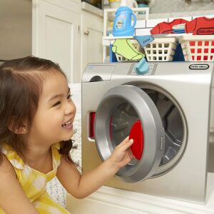 First Washer-Dryer Lavatrice Interattiva e Realistica con Suoni Little Tikes-13391
