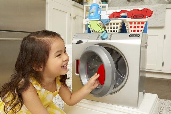 First Washer-Dryer Lavatrice Interattiva e Realistica con Suoni Little Tikes-13391