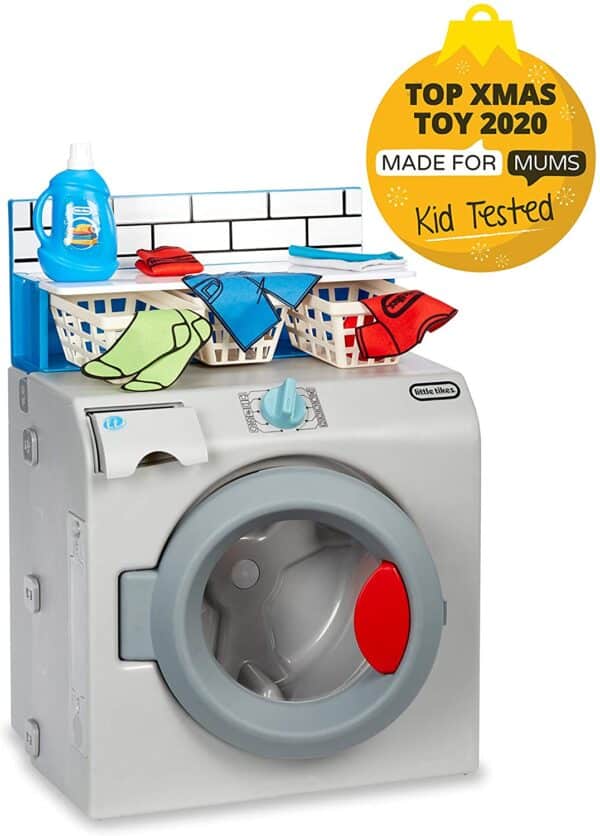 First Washer-Dryer Lavatrice Interattiva e Realistica con Suoni Little Tikes-13382
