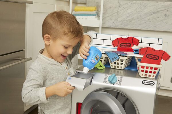 First Washer-Dryer Lavatrice Interattiva e Realistica con Suoni Little Tikes-13384