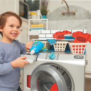 First Washer-Dryer Lavatrice Interattiva e Realistica con Suoni Little Tikes-13385
