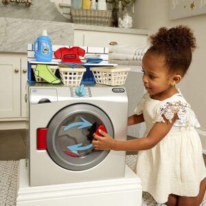 First Washer-Dryer Lavatrice Interattiva e Realistica con Suoni Little Tikes-13386