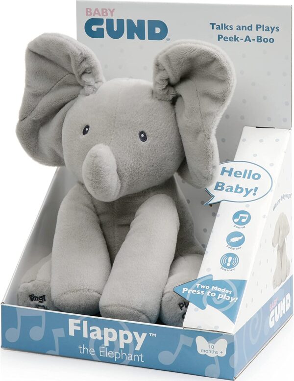 GUND Flappy Elefantino Peluche Interattivo Spin Master 6054485-0