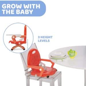 Rialzo Sedia Pocket Snack Poppy Red Chicco 04079340850000-15387