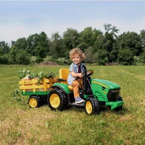 Trattore Elettrico John Deere Ground Force con Rimorchio Peg Perego IGOR0047-15735