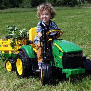 Trattore Elettrico John Deere Ground Force con Rimorchio Peg Perego IGOR0047-15737