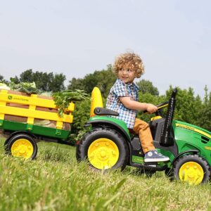 Trattore Elettrico John Deere Ground Force con Rimorchio Peg Perego IGOR0047-15738
