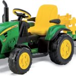 Trattore Elettrico John Deere Ground Force con Rimorchio Peg Perego IGOR0047-0