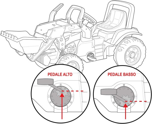 Trattore a Pedali Maxi Diesel Tractor Peg Perego IGCD0551 -15761