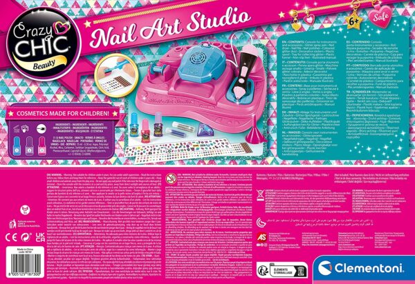 Crazy Chic Nail Art Studio Clementoni 18730-16056