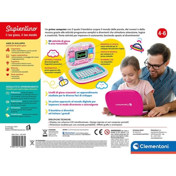 Il Mio Primo Computer Pink Clementoni 16403-16021