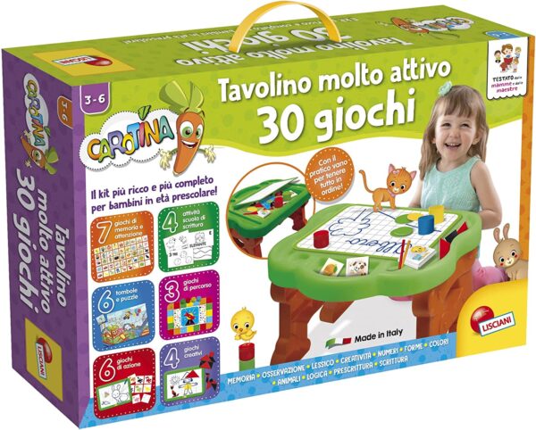 Tavolino Molto Attivo 30 Giochi Lisciani 97128-0