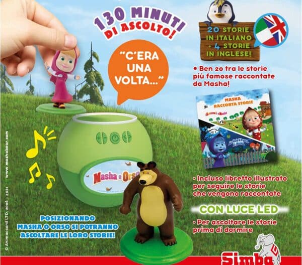 Masha Racconta Storie Audio Box Simba 7101100076-16642