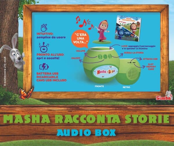 Masha Racconta Storie Audio Box Simba 7101100076-16643