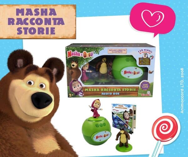 Masha Racconta Storie Audio Box Simba 7101100076-16644