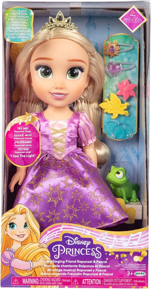 Disney Princess Bambola Rapunzel Cantante in Italiano Jakk Pacific 22494-16554
