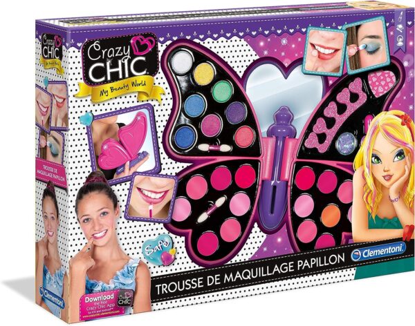 Crazy Chic Butterfly Beauty Set Clementoni 15994-0 Crazy Chic Butterfly Beauty Set Clementoni 15994-0