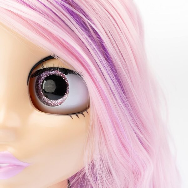 Influencer Make Up Doll Testa da Truccare e Pettinare con Occhi Cambiacolore 92049-17540
