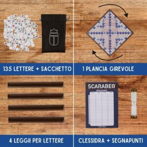Scarabeo Edizione Deluxe 60° Anniversario Editrice Giochi 6065761-17366