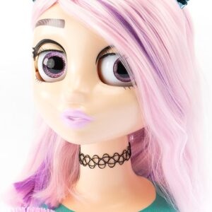 Influencer Make Up Doll Testa da Truccare e Pettinare con Occhi Cambiacolore 92049-17545