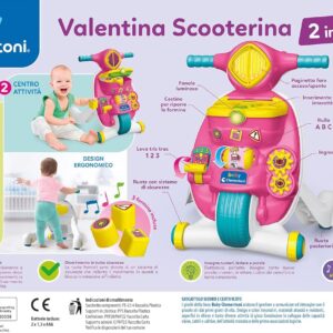 Valentina Scooterina Primi Passi 2 in 1 Clementoni 17851-17657
