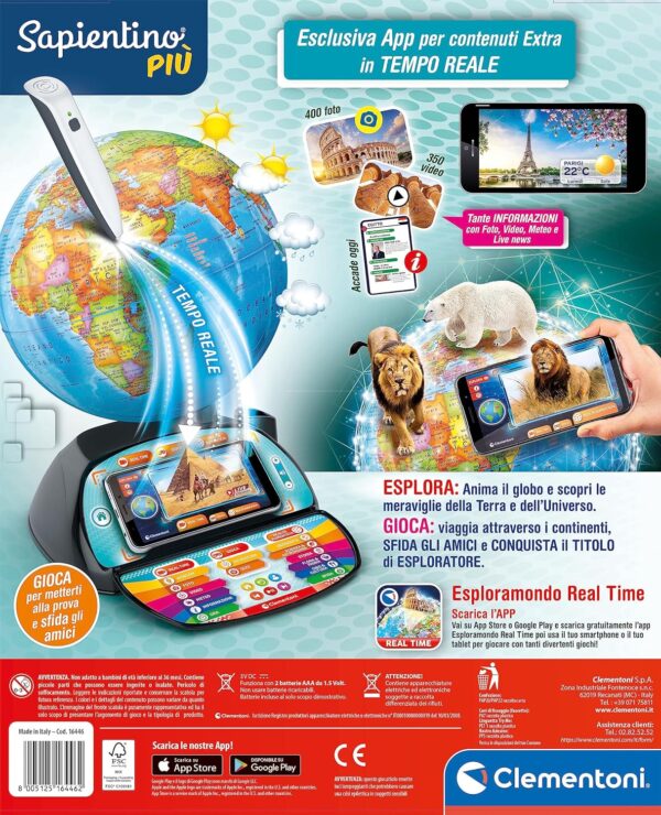 Esploramondo Real Time Clementoni 16446-17664