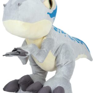 Peluche Jurassic World, T-Rex 25 cm con pedana Grandi Giochi - immagine 1