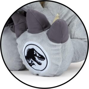 Peluche Jurassic World, T-Rex 25 cm con pedana Grandi Giochi - immagine 2