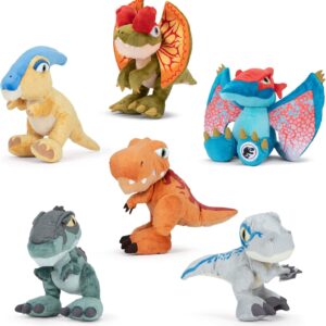 Peluche Jurassic World, T-Rex 25 cm con pedana Grandi Giochi - immagine 7