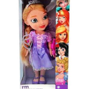 BAMBOLA 35 CM CON ACCESSORI RAPUNZEL GRANDI GIOCHI - immagine 2