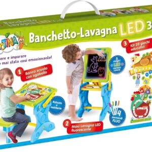 Banchetto Lavagna LED 3 in1 Lisciani Carotina - immagine 1