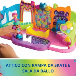 GABBY'S DOLLHOUSE L'Attico Party & Skate Room Spin Master - immagine 2