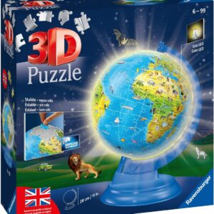 3D Puzzle Globo 180 pezzi Night Edition - immagine 2