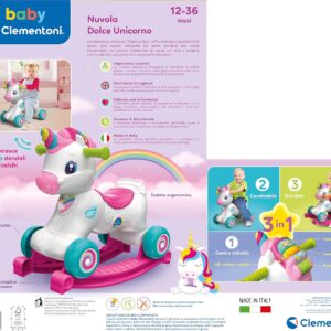 Nuvola Dolce Unicrono Cavalcabile Clementoni - immagine 3