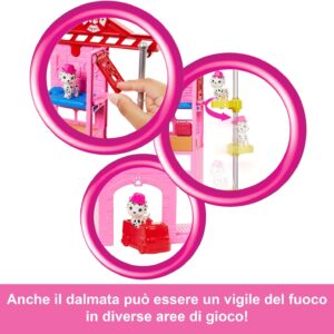 Barbie Vigilessa del Fuoco Playset Mattel - immagine 4